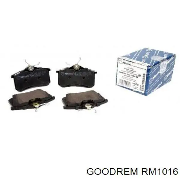 Задні гальмівні колодки RM1016 Goodrem