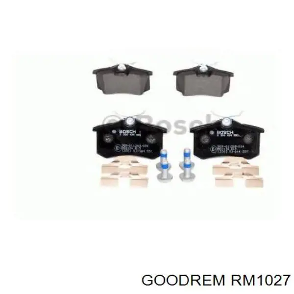 Задні гальмівні колодки Goodrem RM1027 ціна, від 10.64 USD