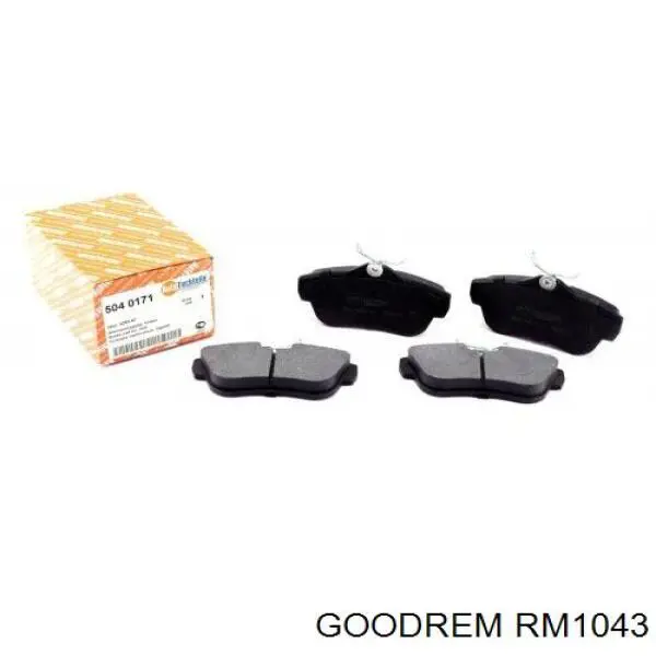 Задні гальмівні колодки RM1043 Goodrem
