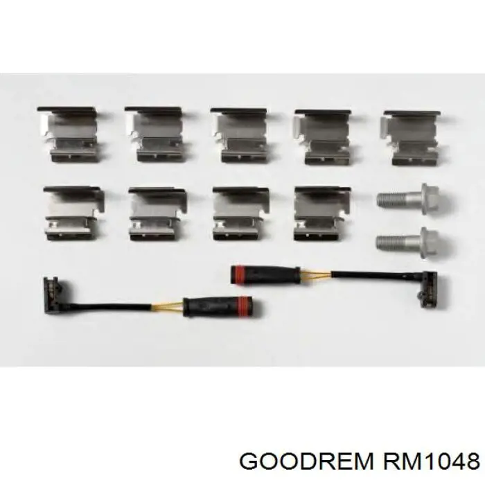 RM1048 Goodrem колодки гальмові задні, дискові