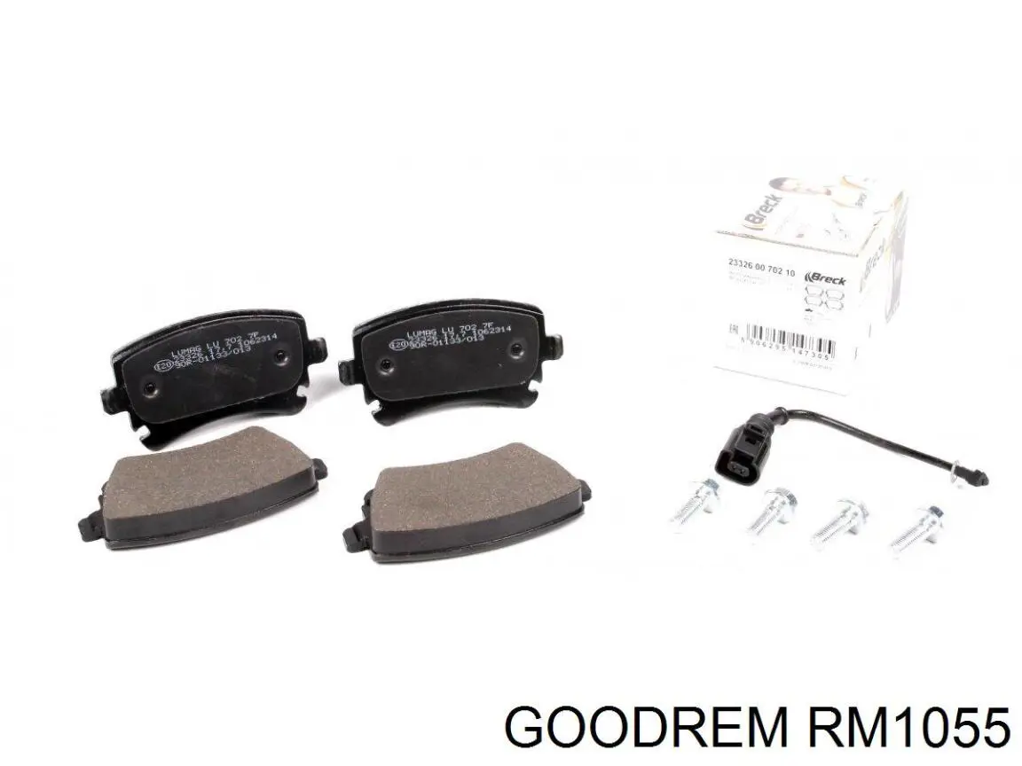 Задні гальмівні колодки RM1055 Goodrem