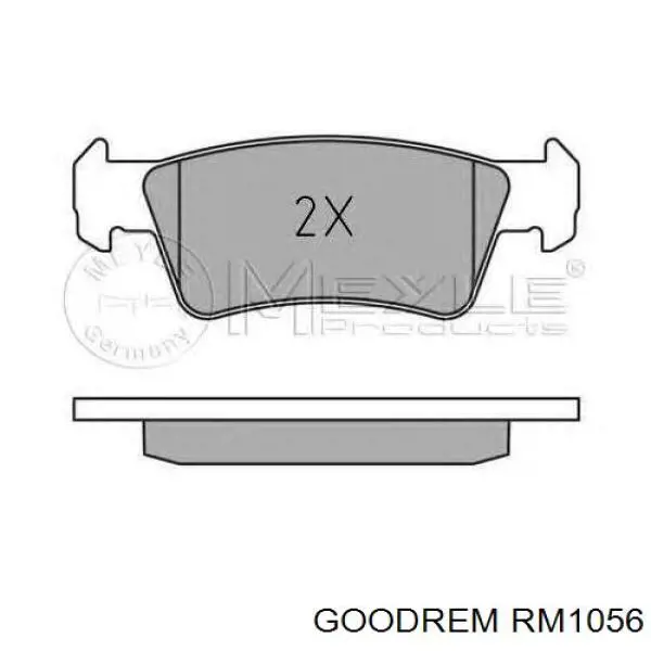 Купити RM1056 Goodrem Задні колодки