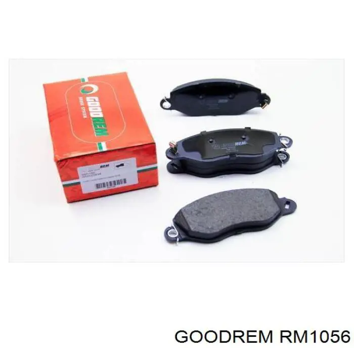 RM1056 Goodrem колодки гальмові задні, дискові