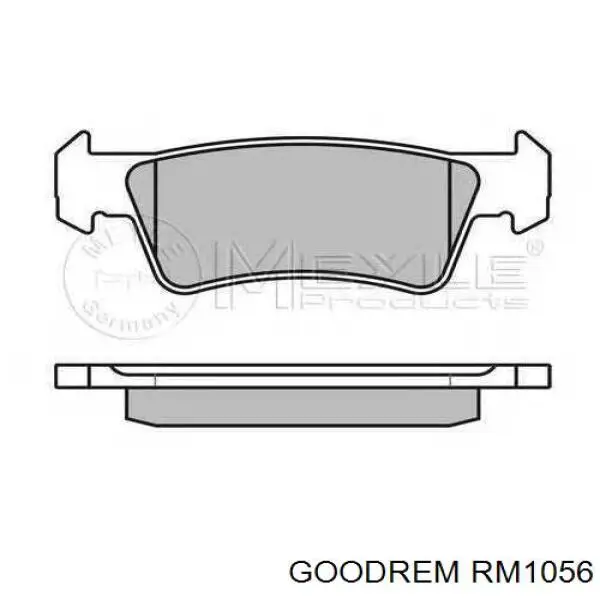 Задні гальмівні колодки Goodrem RM1056 ціна, від 15.63 USD