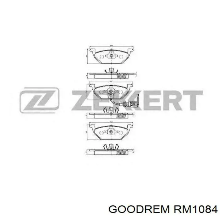 Гальмівні колодки Goodrem RM1084 ціна, від 14.57 USD
