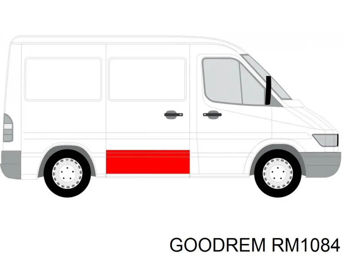 Передні тормозні колодки RM1084 Goodrem