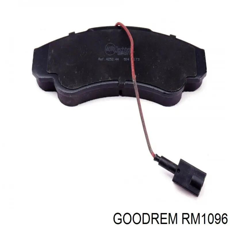 RM1096 Goodrem колодки гальмівні передні, дискові