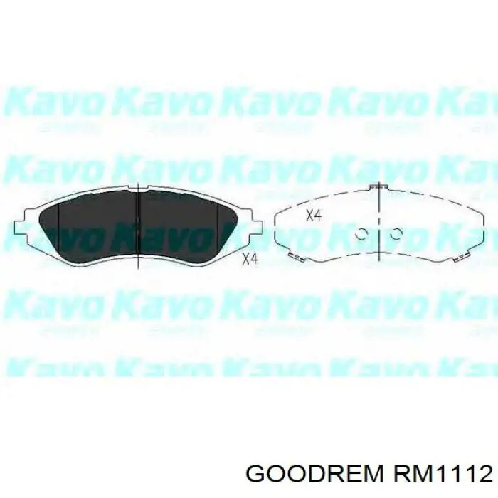 Гальмівні колодки Goodrem RM1112 ціна, від 10.78 USD