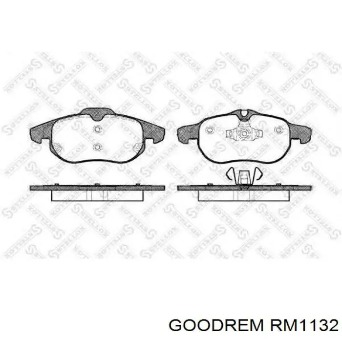 RM1132 Goodrem колодки гальмівні передні, дискові