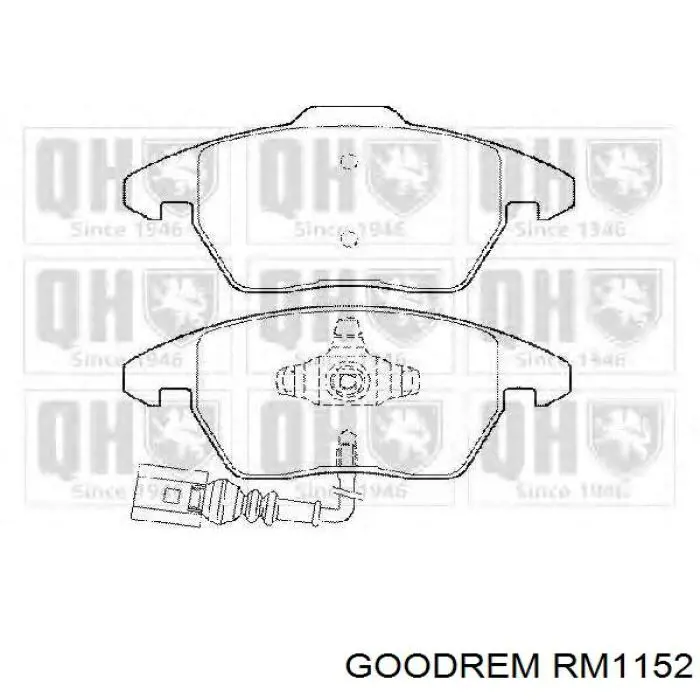 Передні тормозні колодки RM1152 Goodrem