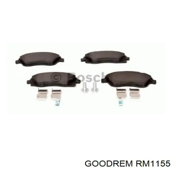 Гальмівні колодки Goodrem RM1155 ціна, від 13.01 USD