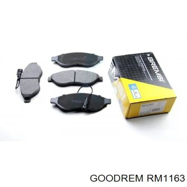 Купити RM1163 Goodrem Колодки гальмівні передні, дискові
