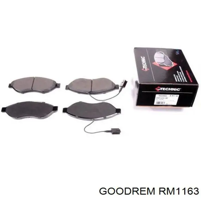 Гальмівні колодки Goodrem RM1163 ціна, від 20.24 USD