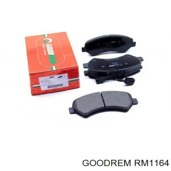 Гальмівні колодки Goodrem RM1164 ціна, від 20.39 USD