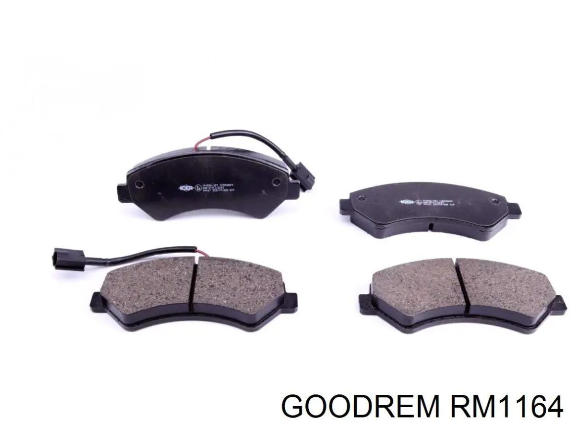 Передні тормозні колодки RM1164 Goodrem