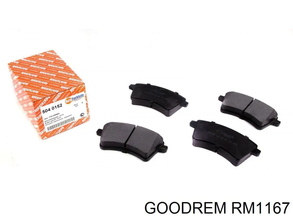 Гальмівні колодки Goodrem RM1167 ціна, від 15.29 USD