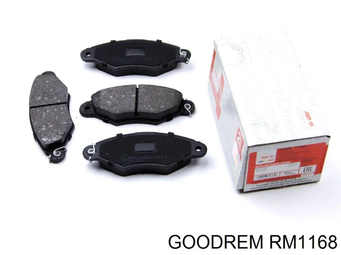 RM1168 Goodrem Передні гальмівні колодки