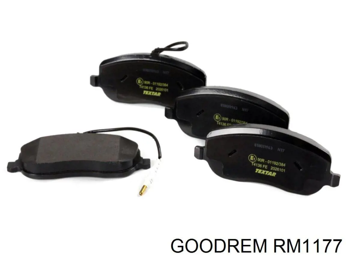 Гальмівні колодки Goodrem RM1177 ціна, від 19.73 USD