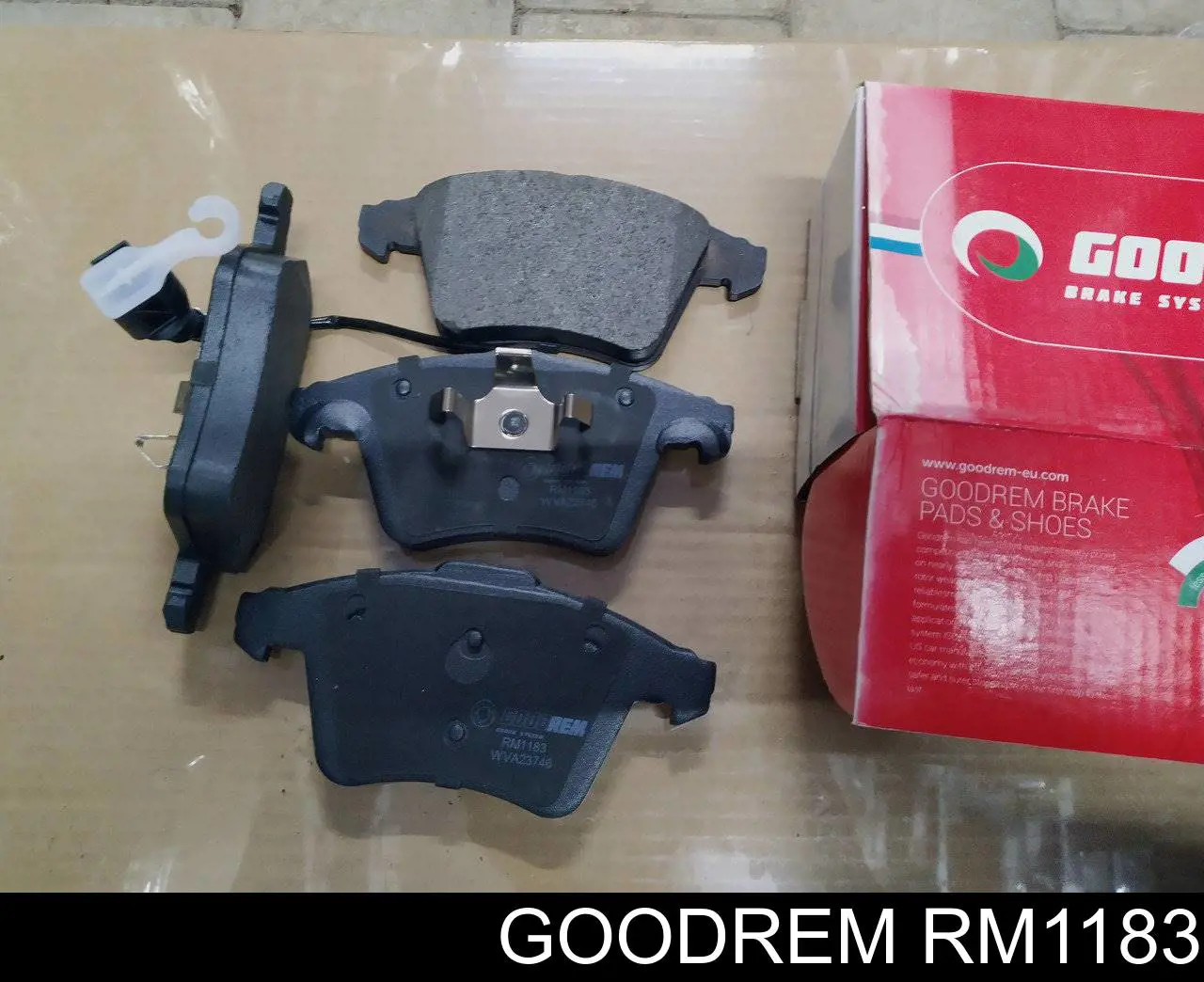 RM1183 Goodrem Передні гальмівні колодки