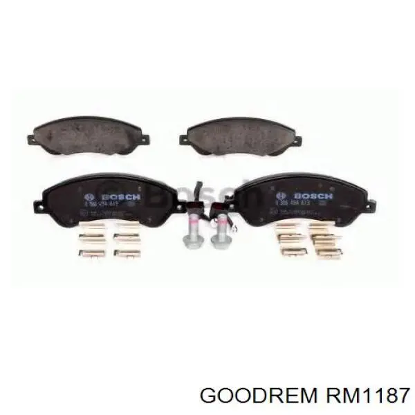 Гальмівні колодки Goodrem RM1187 ціна, від 19.64 USD