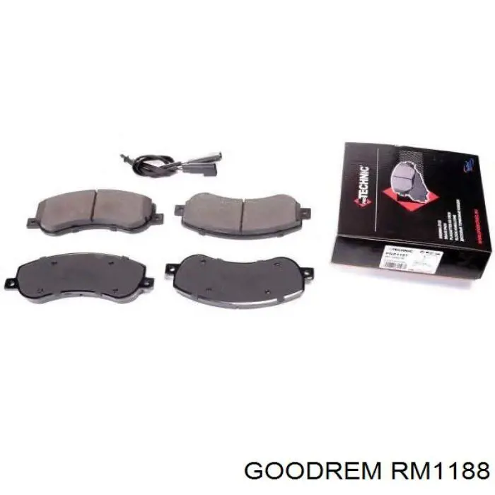 Гальмівні колодки Goodrem RM1188 ціна, від 18.49 USD