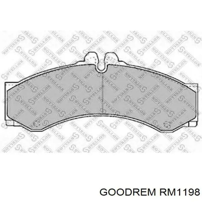 Гальмівні колодки Goodrem RM1198 ціна, від 847.94 UAH