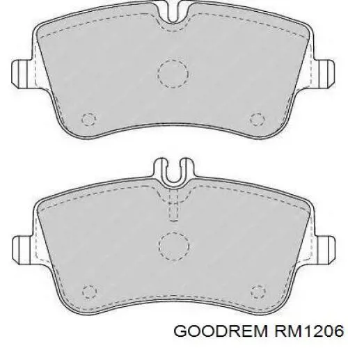 Гальмівні колодки Goodrem RM1206 ціна, від 14.98 USD