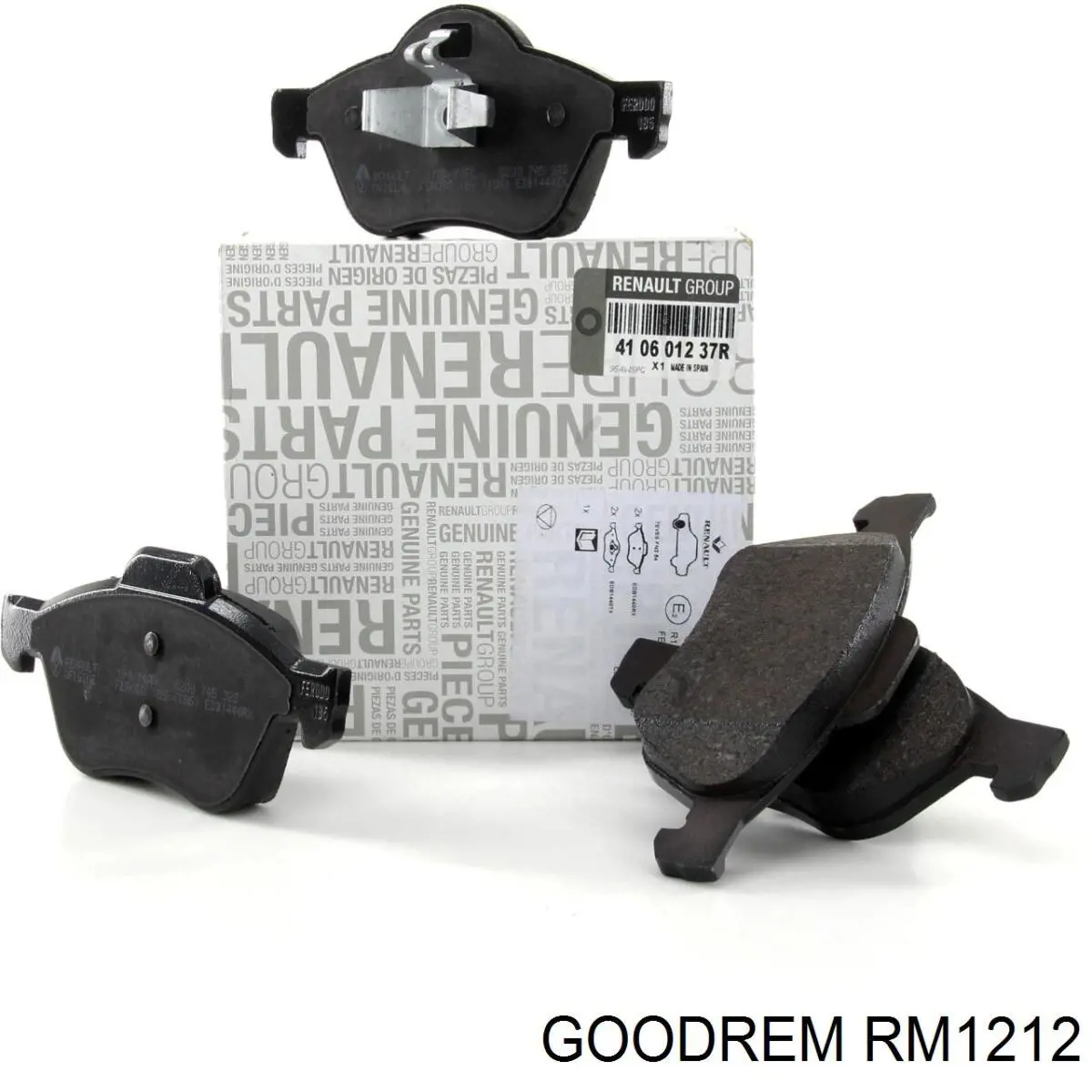 RM1212 Goodrem Передні гальмівні колодки