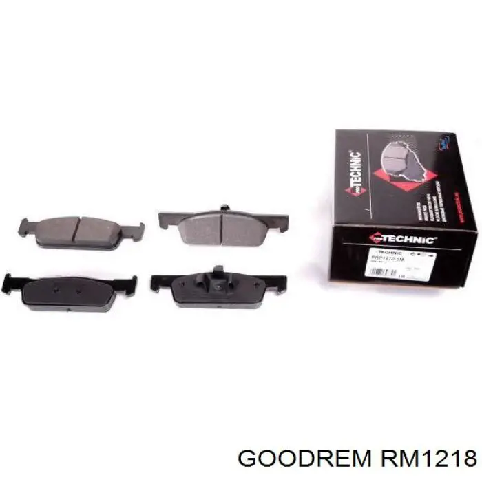 Гальмівні колодки Goodrem RM1218 ціна, від 12.85 USD