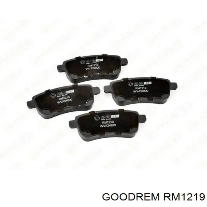 Задні гальмівні колодки Goodrem RM1219 ціна, від 12.63 USD