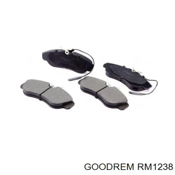 Гальмівні колодки Goodrem RM1238 ціна, від 14.27 USD