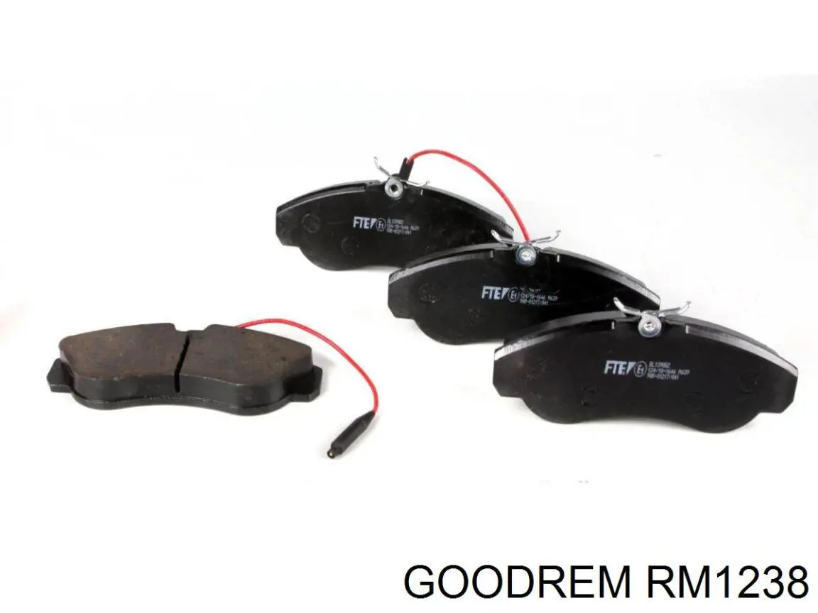 Купити RM1238 Goodrem Колодки гальмівні передні, дискові