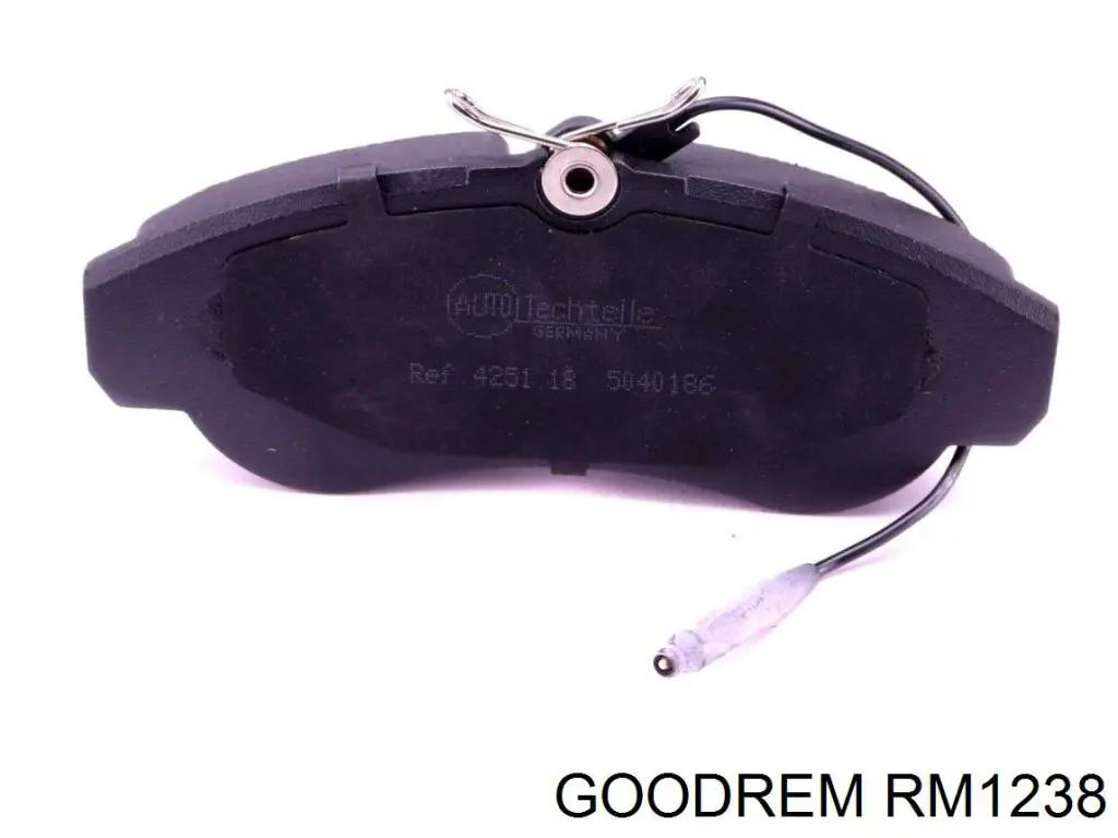 RM1238 Goodrem Передні гальмівні колодки