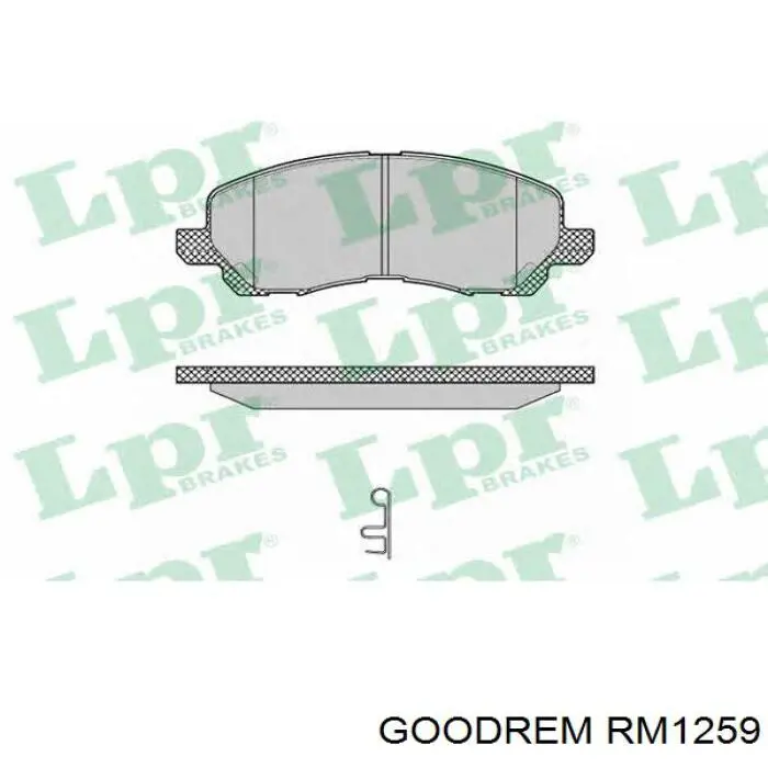 RM1259 Goodrem Передні гальмівні колодки