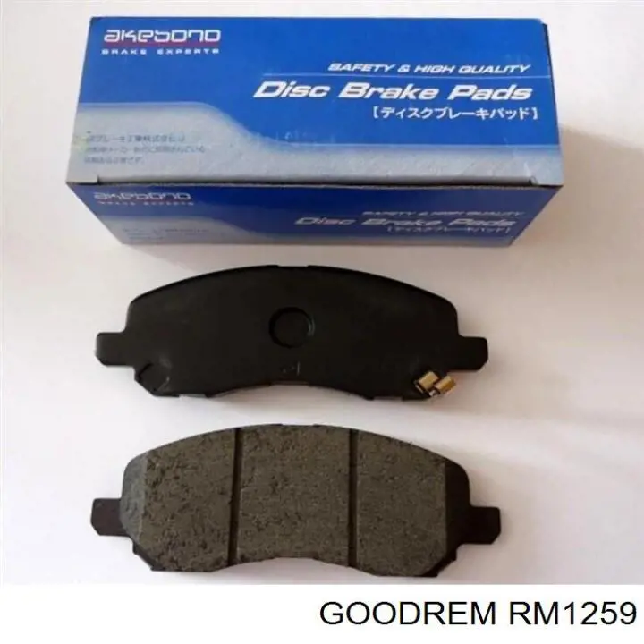 Передні тормозні колодки RM1259 Goodrem