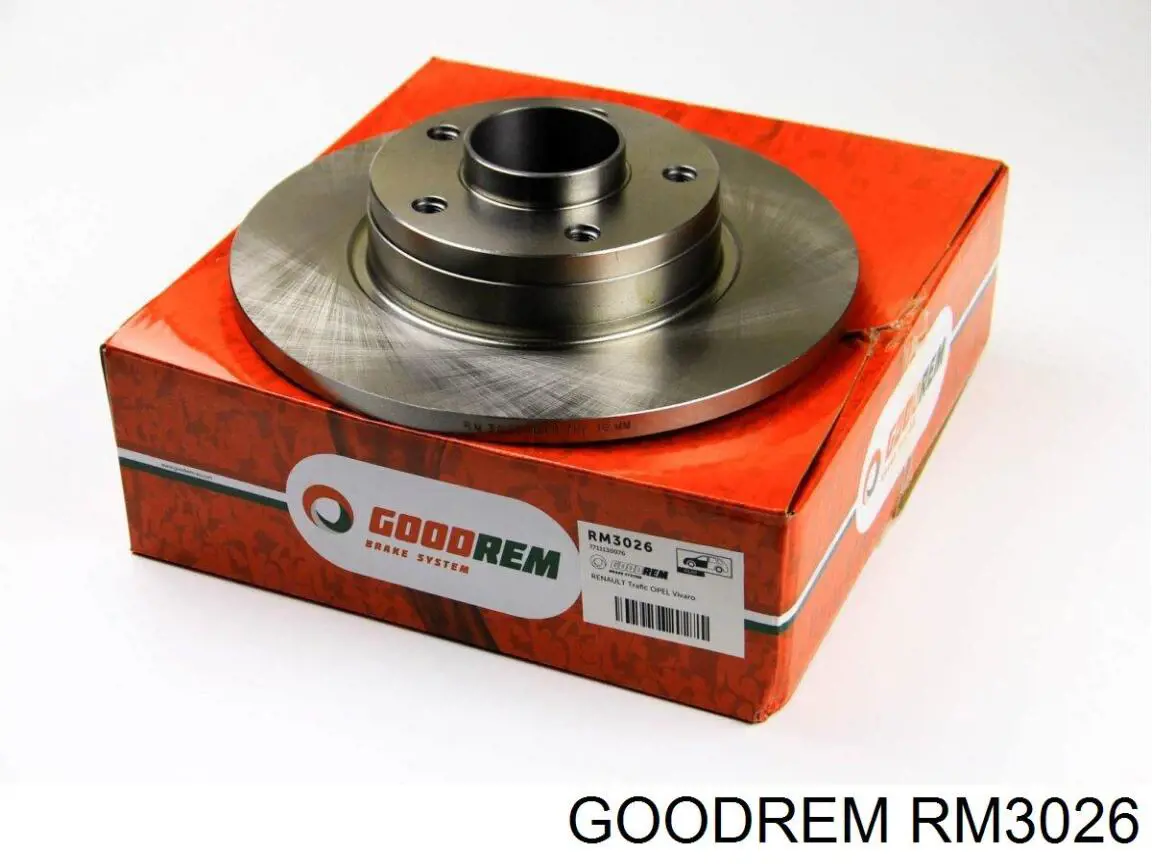 Купити RM3026 Goodrem Диск заднього гальма
