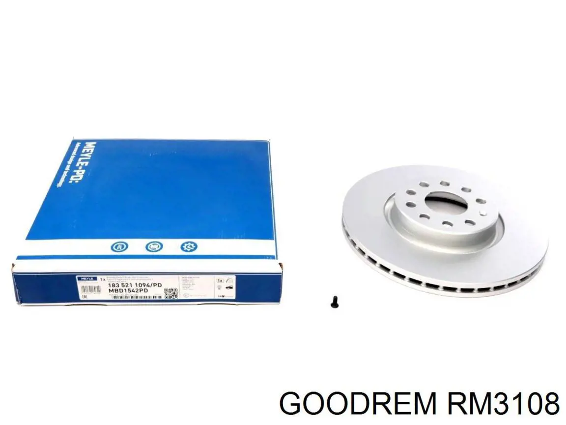 Диск переднього гальма Goodrem RM3108 ціна, від 25.55 USD
