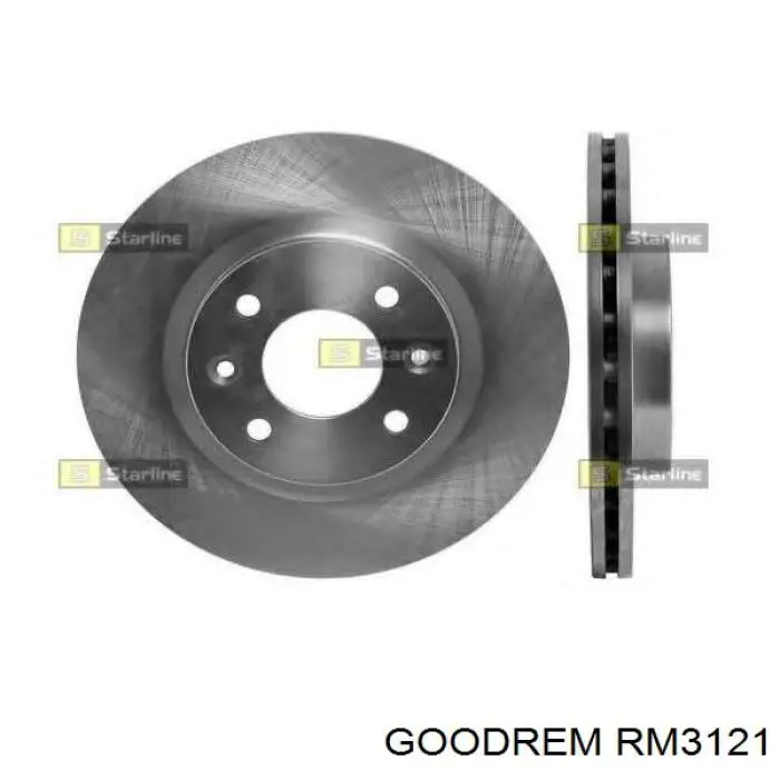 RM3121 Goodrem Гальмо дискове переднє