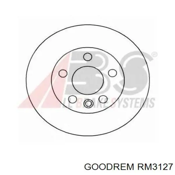 RM3127 Goodrem Гальмо дискове переднє