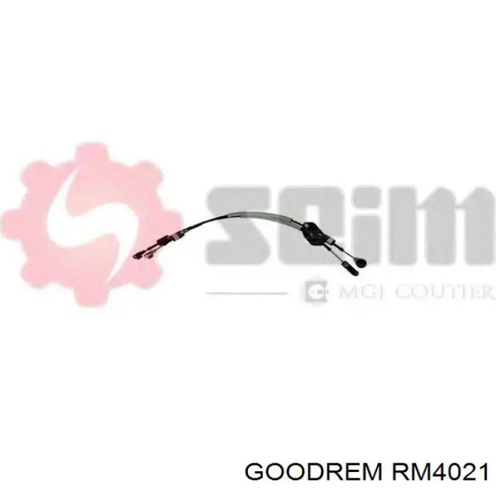 Трос перемикання передач, здвоєний Goodrem RM4021 ціна, від 70.98 USD