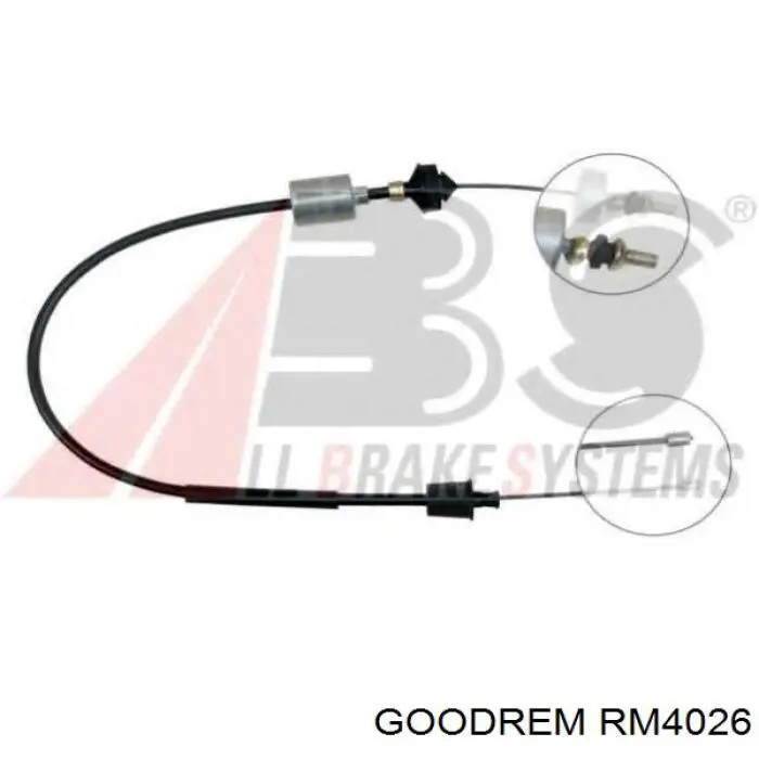 RM4026 Goodrem Трос зчеплення