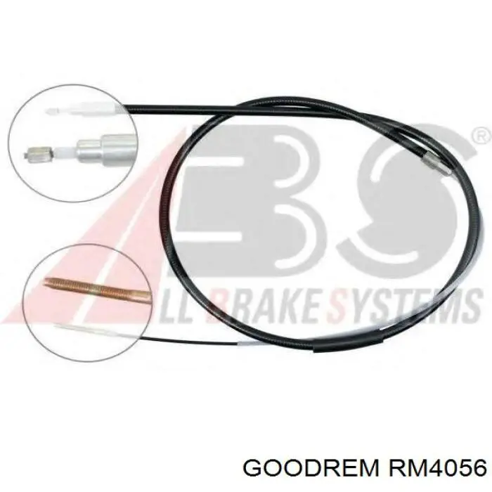 RM4056 Goodrem Трос ручника задній лівий