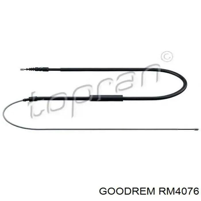 Трос ручного гальма задній, правий/лівий Goodrem RM4076 ціна, від 12.42 USD