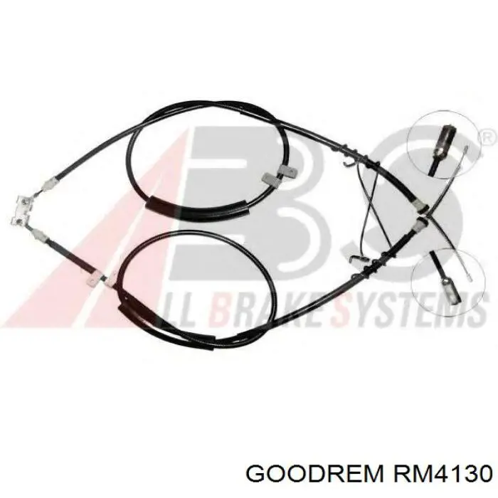Трос ручного гальма задній, правий/лівий Goodrem RM4130 ціна, від 31.35 USD