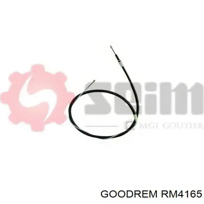 Трос ручного гальма задній, правий/лівий Goodrem RM4165 ціна, від 9.76 USD