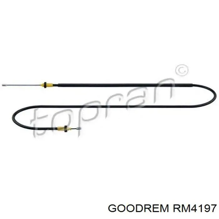 Трос ручного гальма задній, правий/лівий Goodrem RM4197 ціна, від 8.75 USD