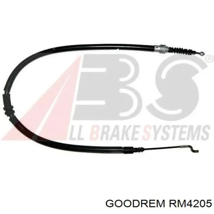 Трос ручного гальма задній, правий/лівий Goodrem RM4205 ціна, від 5.94 USD