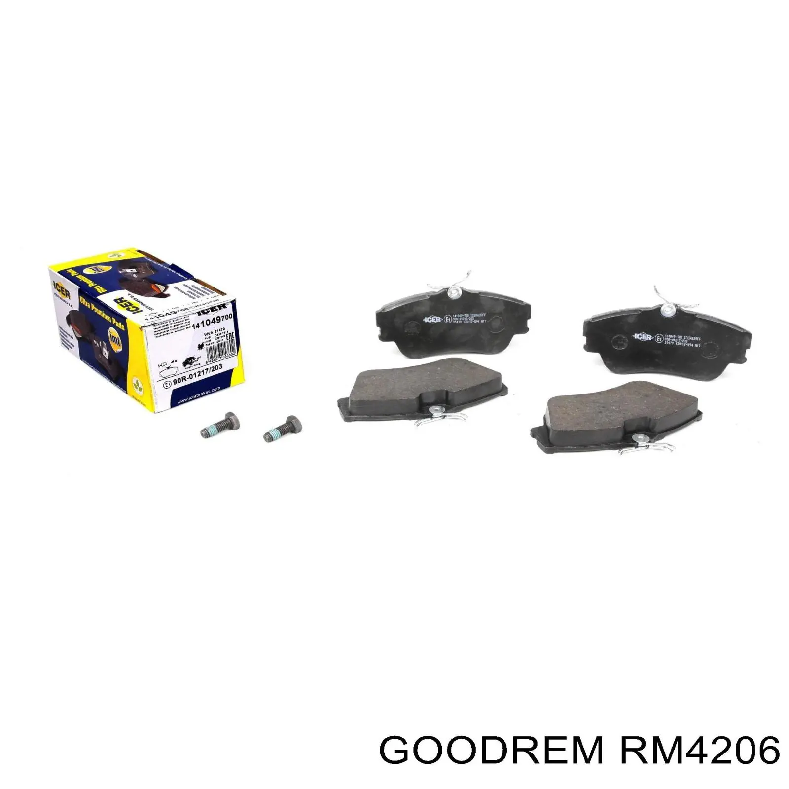 Трос ручного гальма задній, правий/лівий Goodrem RM4206 ціна, від 8.10 USD