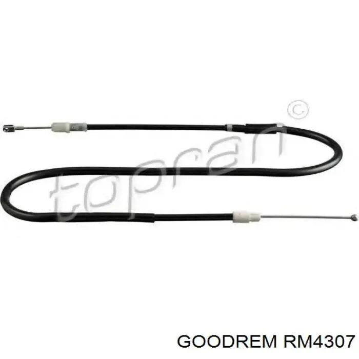 Трос ручного гальма задній, правий/лівий Goodrem RM4307 ціна, від 11.81 USD