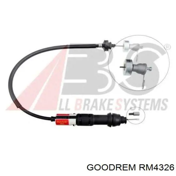 Купити RM4326 Goodrem Трос зчеплення